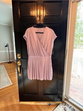 NWT, HALARA, Mashed Taro Purple, Ribbed Short Romper, size XL